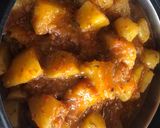 A picture of step 2 of Paten Dankalin Hausa/ Sweet potato porridge.
