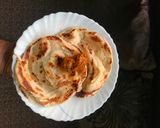 A picture of step 6 of Malabari Parotta.