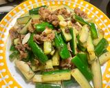 小黃瓜炒牛肉片的食譜步驟3照片