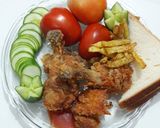 A picture of step 6 of Crispy fried chicken.