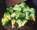 A picture of step 2 of Broccoli stuffed Omelette.