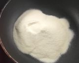 A picture of step 1 of Sattu chocolate ball.