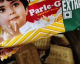 A picture of step 1 of Parle-G Biscuits Brownie with Mirror Glaze Effect.