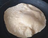 A picture of step 8 of Gol roti /chapati.