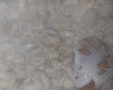 Une image de l'étape 4 de Gratin de gnocchis saucisses Fumées et Salers.