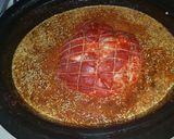 A picture of step 2 of Root Beer pork roast picnic.