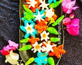 A picture of step 8 of Colourful Dosa Flowers.