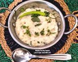 A picture of step 5 of Kanki Chokha Ni Ghensh - Gujarati Traditional Lost Recipe - Broken Rice Cooked in Sour Buttermilk.