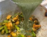 A picture of step 5 of Moms secret gandhali recipes.