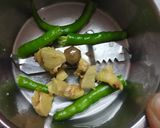 A picture of step 5 of Vegetable pulav with badam theri.
