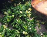 A picture of step 2 of Healthy baked spinach and feta pancakes.