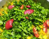 हरे प्याज़ की भुर्जी (Green onion bhurji recipe in Hindi) रेसिपी चरण 3 फोटो