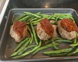 A picture of step 12 of Mozzarella Meatloaf.