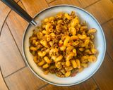 A picture of step 6 of Macaroni and Mince (Quick and easy meal).