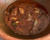A picture of step 3 of Stuffed Brinjal gravy / Ennai Kathirikkai Kuzhambu.