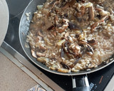 Foto del paso 9 de la receta: Risotto de champiñones y berenjena