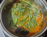 Foto langkah ke 3 dari resep Sayur Santan Kacang Panjang Tahu.