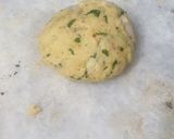 A picture of step 3 of Aloo methi thepla.
