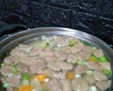 Foto langkah ke 3 dari resep Sup bakso makaroni.
