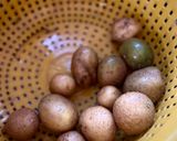 Une image de l'étape 1 de Pommes de terre et entrecôte au four.
