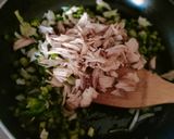 A picture of step 2 of Chinese rolls.