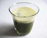 A picture of step 6 of Matcha Jelly.