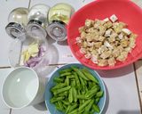 Foto langkah ke 1 dari resep Tumis tempe buncis.