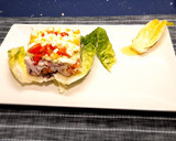 Foto del paso 14 de la receta: Timbal de marisco sobre lechuga baby