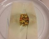A picture of step 8 of Curry chicken spring rolls.