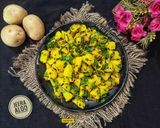 A picture of step 6 of Jeera Aloo (Cumin Potatoes).