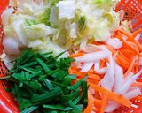 Hình bước làm 1 của món Kim chi cải thảo