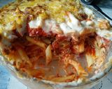 Foto del paso 14 de la receta: Macarrones con carne y chorizo al horno para torpes
