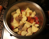 Foto del paso 6 de la receta: Patatas con ajos y pescado con pimientos picantes