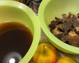 Une image de l'étape 1 de Pintade au cidre /morilles et châtaignes.
