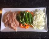 A picture of step 1 of Mexican Chicken Fajitas.