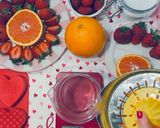 Foto del paso 2 de la receta ¡Bizcochitos ❤️ de Naranja rellenos de mermelada de fresa!