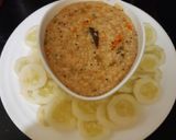 A picture of step 7 of Vegetable dalia.