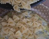 Foto del paso 5 de la receta: Mantequilla de queso azul especial para pastas 🦋 Farfalle con burro di formaggio blu 🤤 🍝