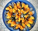 Foto del paso 5 de la receta: Mejillones con salsa vieira