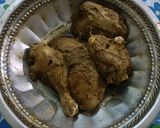 A picture of step 2 of Chicken masala fry.