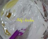 Foto langkah ke 3 dari resep Bolu pelangi putih telur.