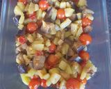 Une image de l'étape 4 de Gratin de pâtes sur lit de légumes à la provençale 😋.