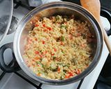 Vegyes zöldség bulgurral recept fázis 1 fotója