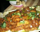 A picture of step 4 of Crispy chilli baby corn.