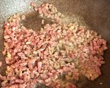 A picture of step 1 of XO Sauce Mapo Tofu with Ground Beef.
