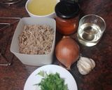 Foto del paso 4 de la receta: Orecchiette al ajillo con ragoût de carne