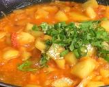 A picture of step 6 of Leftovers torai with aloo ki bujia.