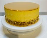 Narancsos házi krémes torta mandularopogóssal recept fázis 9 fotója