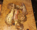 Foto del paso 1 de la receta: Bacaray C/papas, boñiatos y salsa blanca al horno