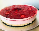 Pas rețetă Cheesecake de căpșuni și rodie 5 fotografie